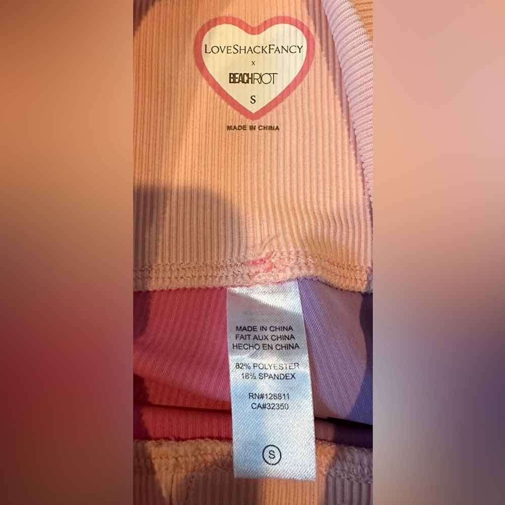 Loveshackfancy x Beach Riot Riley Leggings small - Picture 6 of 6
